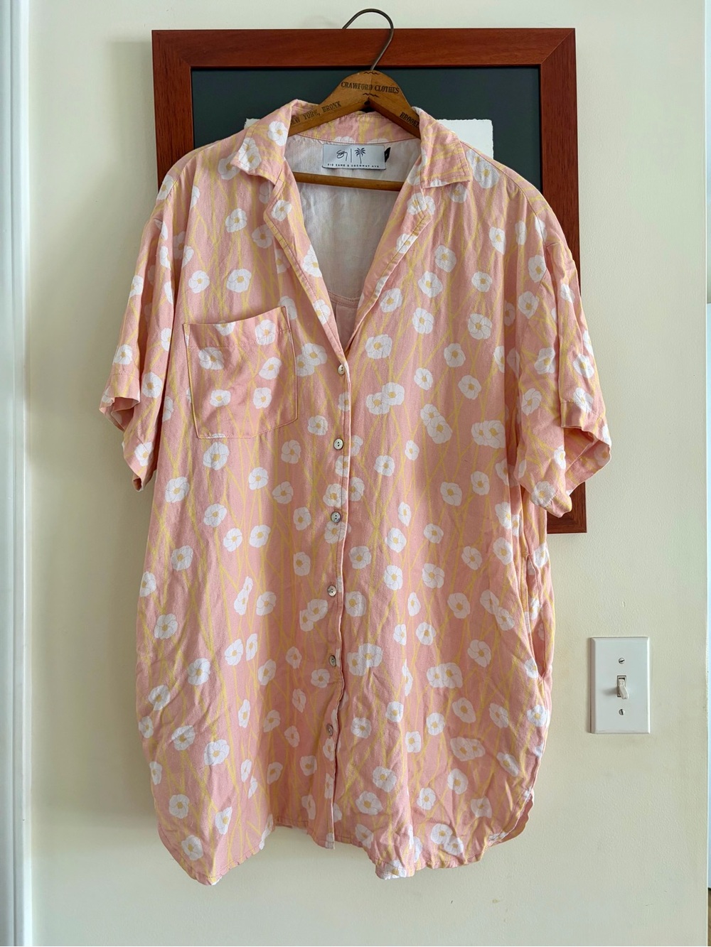 Sig Zane x Coconut Ave Aloha Shirt Dress NWOT S